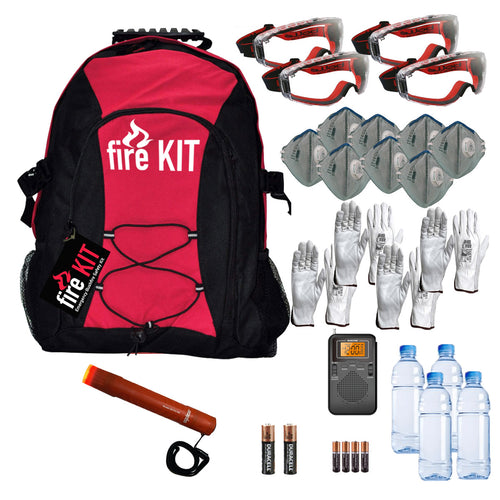 FK-04 Bushfire Emergency Safety fireKit - 4 Person Family